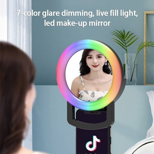 Renkli Şarjlı Selfie Çekim Işığı