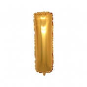 40 inç altın ve Gümüş Renk Folyo Harf Balon