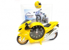 Motosiklet Şeklinde Saat ve Fotoğraf Çerçevesi