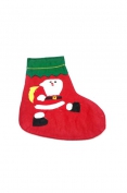 Noel Baskılı Elyaf Çorap Büyük Boy