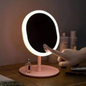 Büyüteçli Standlı Işıklı Makyaj Aynası