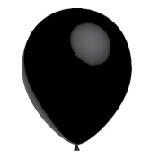 Metalik Siyah Balon 100 Adet