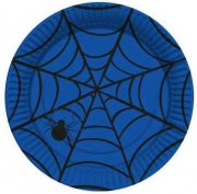 Mavi Örümcek Tabak 8 Adet
