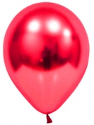 12 İnç Krom Balon Kırmızı Renk 50 Adet