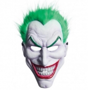 Yeşil Saçlı Plastik Killer Joker Maskesi