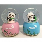 Panda Tasarım Işıklı Müzikli Kar Küresi