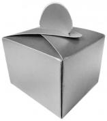 Gümüş Lokumluk Karton Kutu 25 Adet