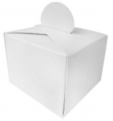Beyaz Lokumluk Karton Kutu 25 Adet