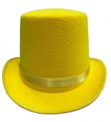 Sarı Sihirbaz Şapkası Fötr Şapka