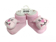 Çıngıraklı Bebek Çorabı 1 Çift﻿