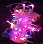 Renkli Işık Boncuk Led Çam Ağacı Işıkları 10 metre 8 kademeli