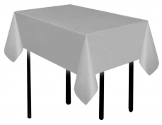 Plastik Gümüş Renk Masa Örtüsü﻿